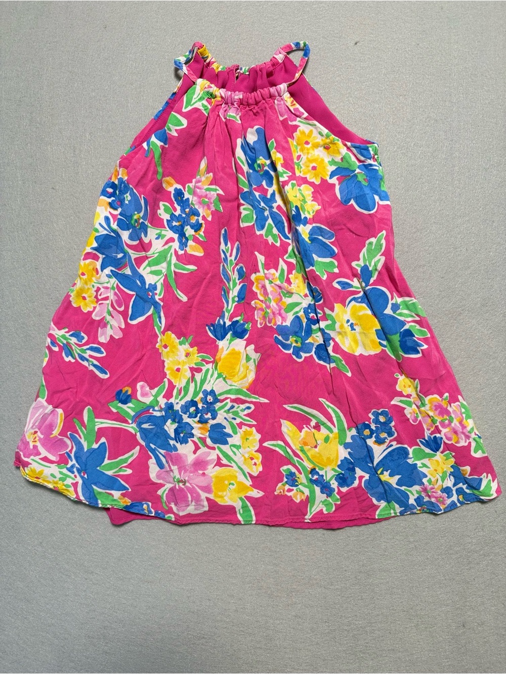 Polo by Ralph Lauren Pink Floral Skater Skirt